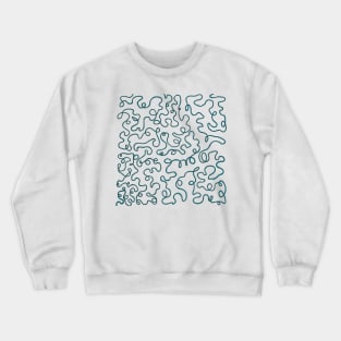 Life trail (blue) Crewneck Sweatshirt